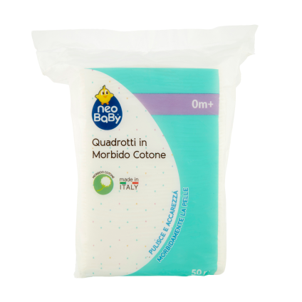 QUADROTTI MORBIDI NEOBABY MAXI COTONE PZ,50