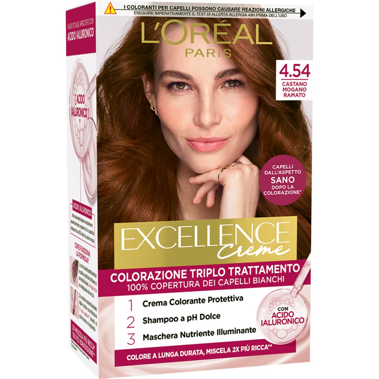 COLOR.EXCELLENCE N.4,54 CAS.MOGANO RAMATO