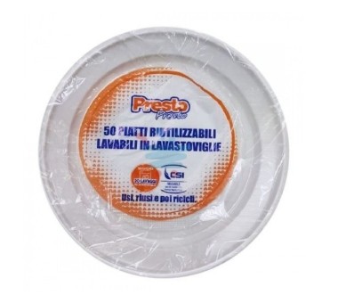 PIATTI PRESTO PIANI PS E.RIGIDI PZ.50 GR.700