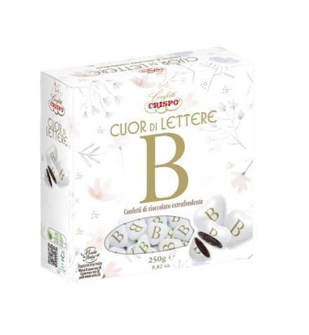 CONFETTI CRISPO CUOR DI LETTERA"B" GR250