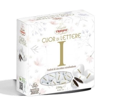 CONFETTI CRISPO CUOR DI LETTERA"I" GR250
