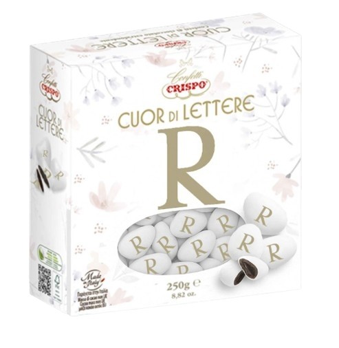 CONFETTI CRISPO CUOR DI LETTERA"R" GR250