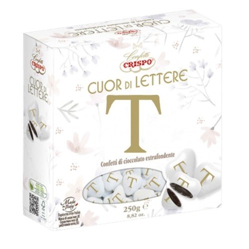 CONFETTI CRISPO CUOR DI LETTERA"T" GR250