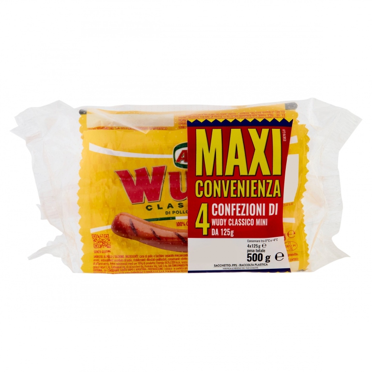 WURSTEL WUDY MULTIPACK GR.125X4