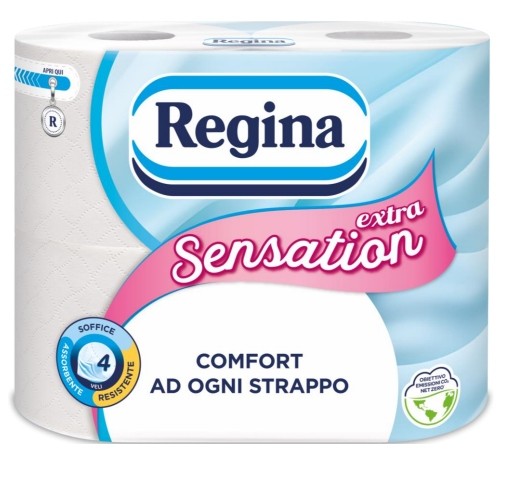CARTA IG.REGINA SENSATION EXTRA X 4               