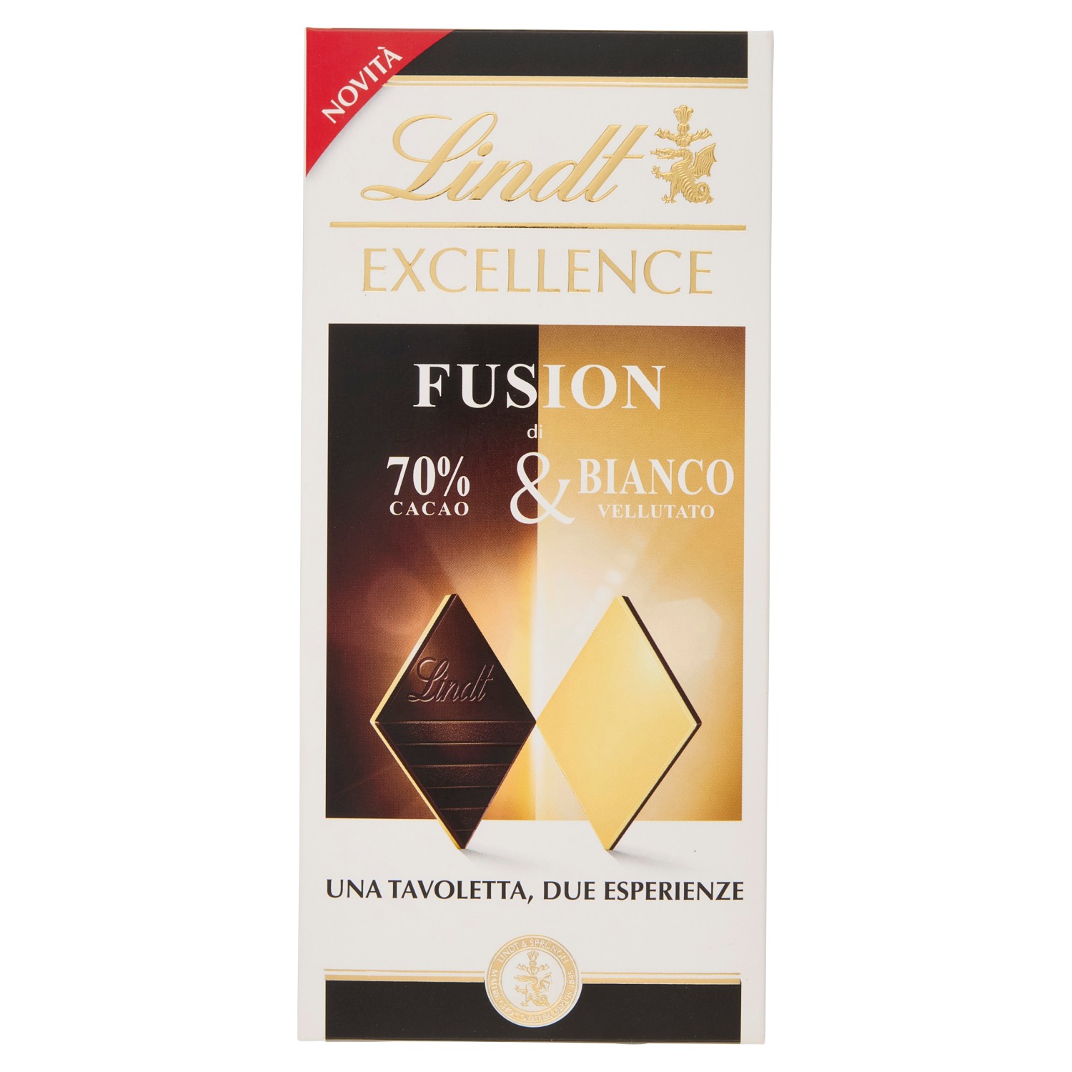 LINDT TAV.EXCELLENCE FUSION 70% BIANCO GR100