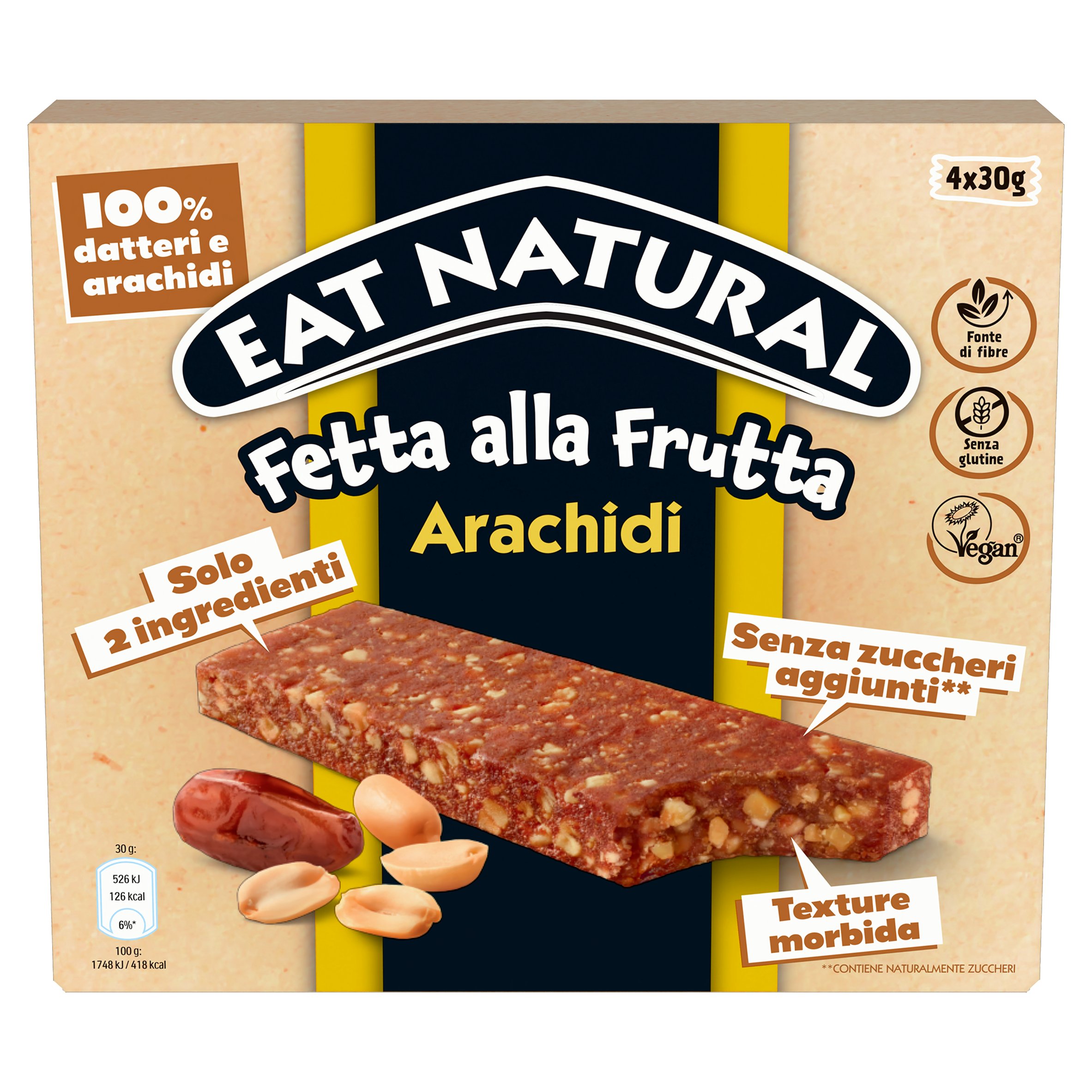 BARRETTA EAT NATURAL SOFT ARACHIDI 120G