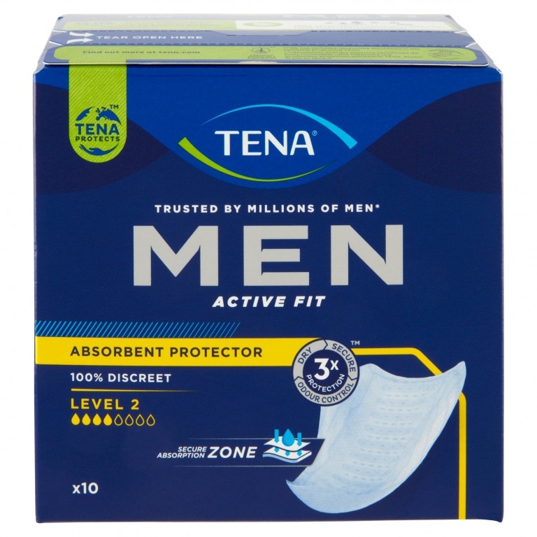 ASS.INCONT.TENA MEN LEVEL 2 PZ.10                 