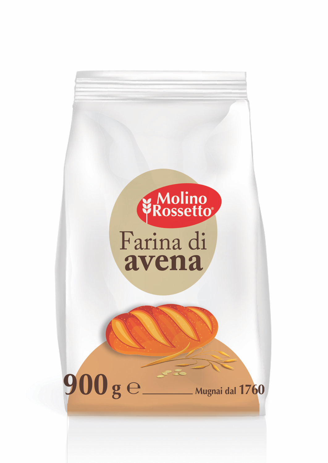 FARINA MOLINO ROSSETTO D'AVENA GR.900
