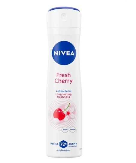 DEO NIVEA FRESH CHERRY SPRAY ML.150