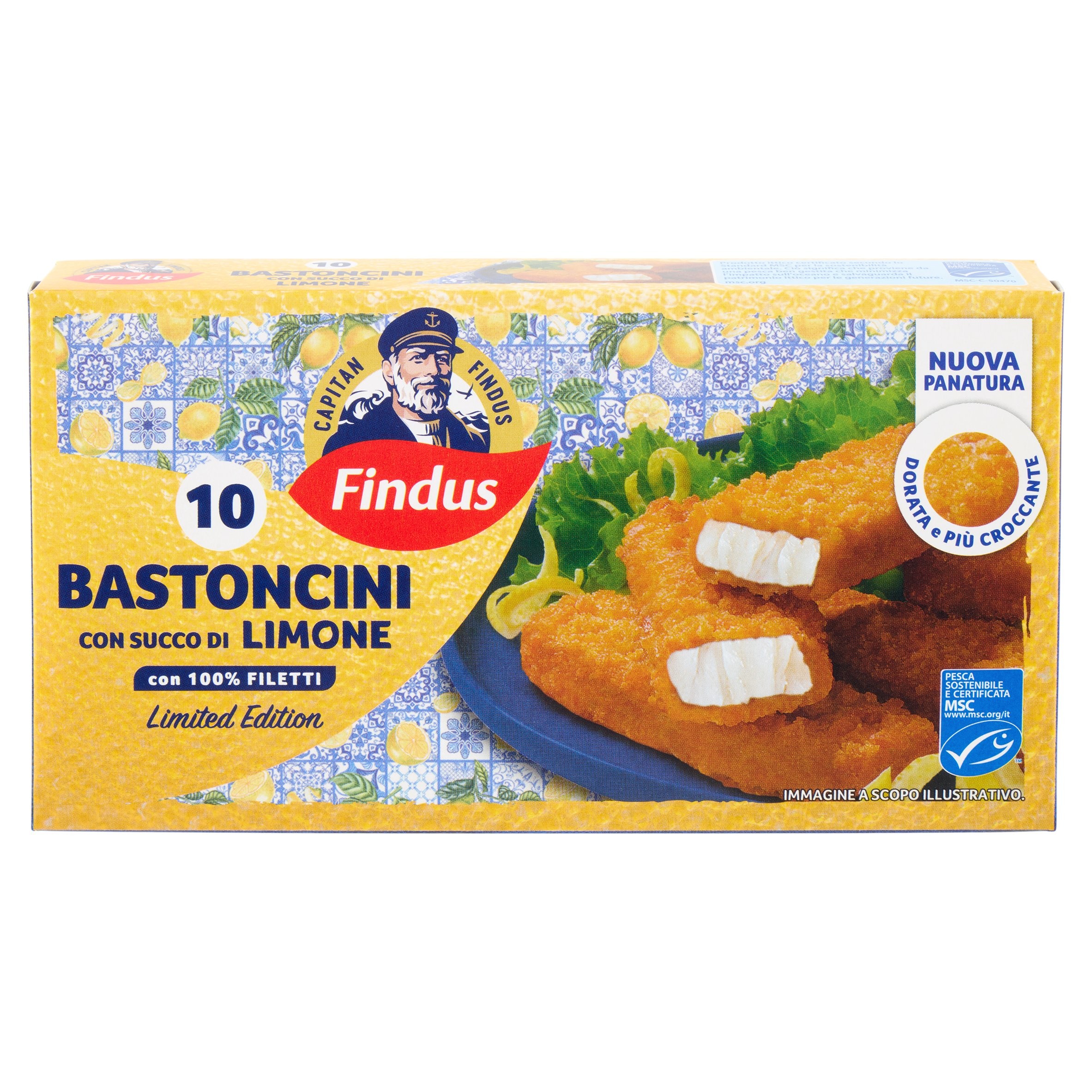 BASTONCINI AL LIMONE FINDUS X10