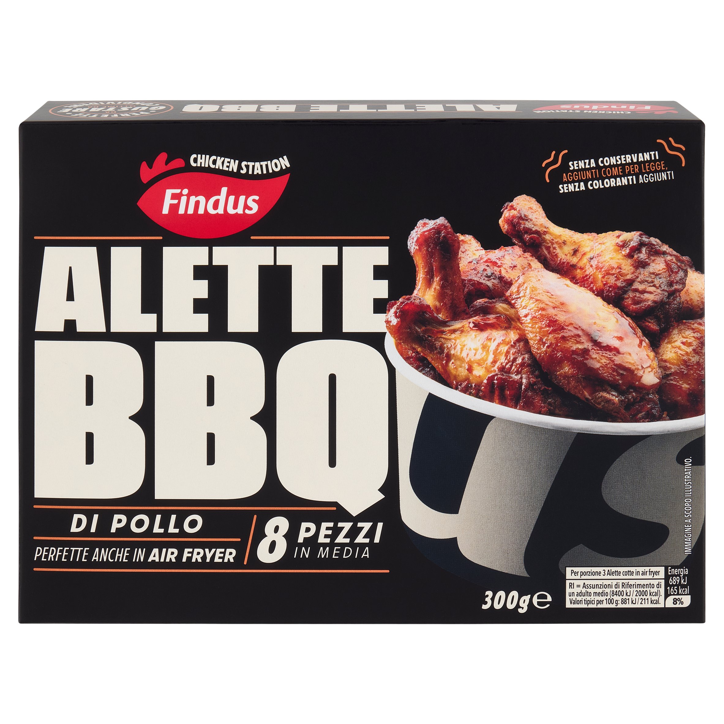ALETTE BBQ FINDUS G300