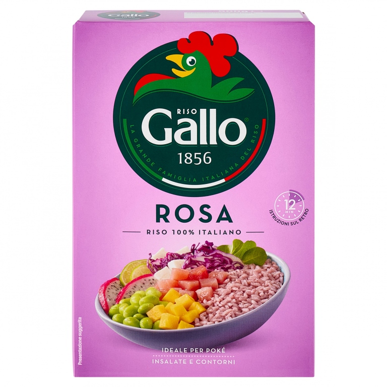 RISO GALLO ROSA INTEGRALE GR 500