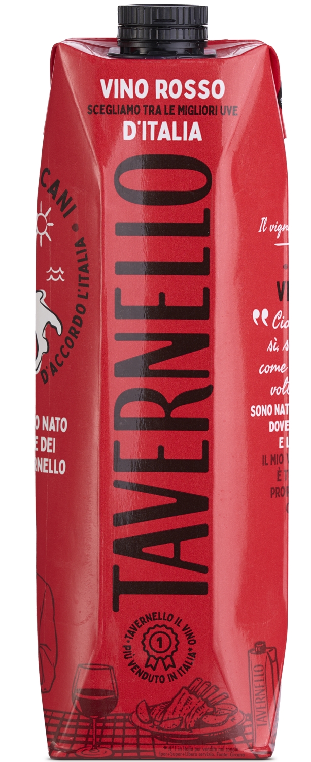 VINO TAVERNELLO BRIK ROSSO LT.1