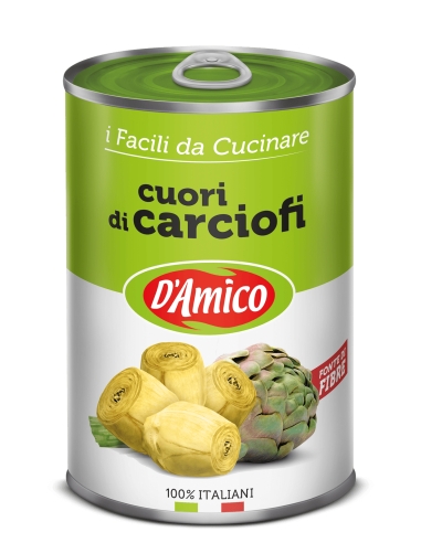 CARCIOFI CUORI D'AMICO NAT.LATT.GR.400            