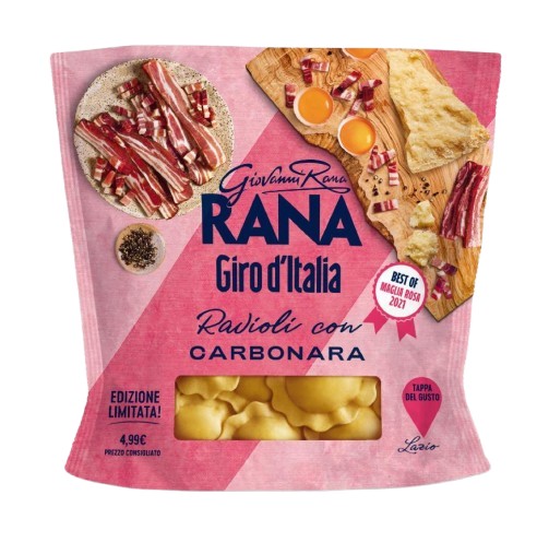 RANA GIRO D'ITALIA RIPIENI CARBONARA 250GR        
