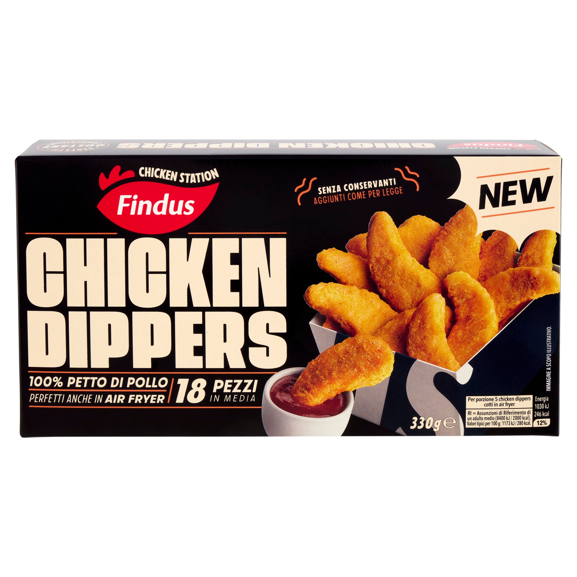 CHICKEN DIPPERS FINDUS G330
