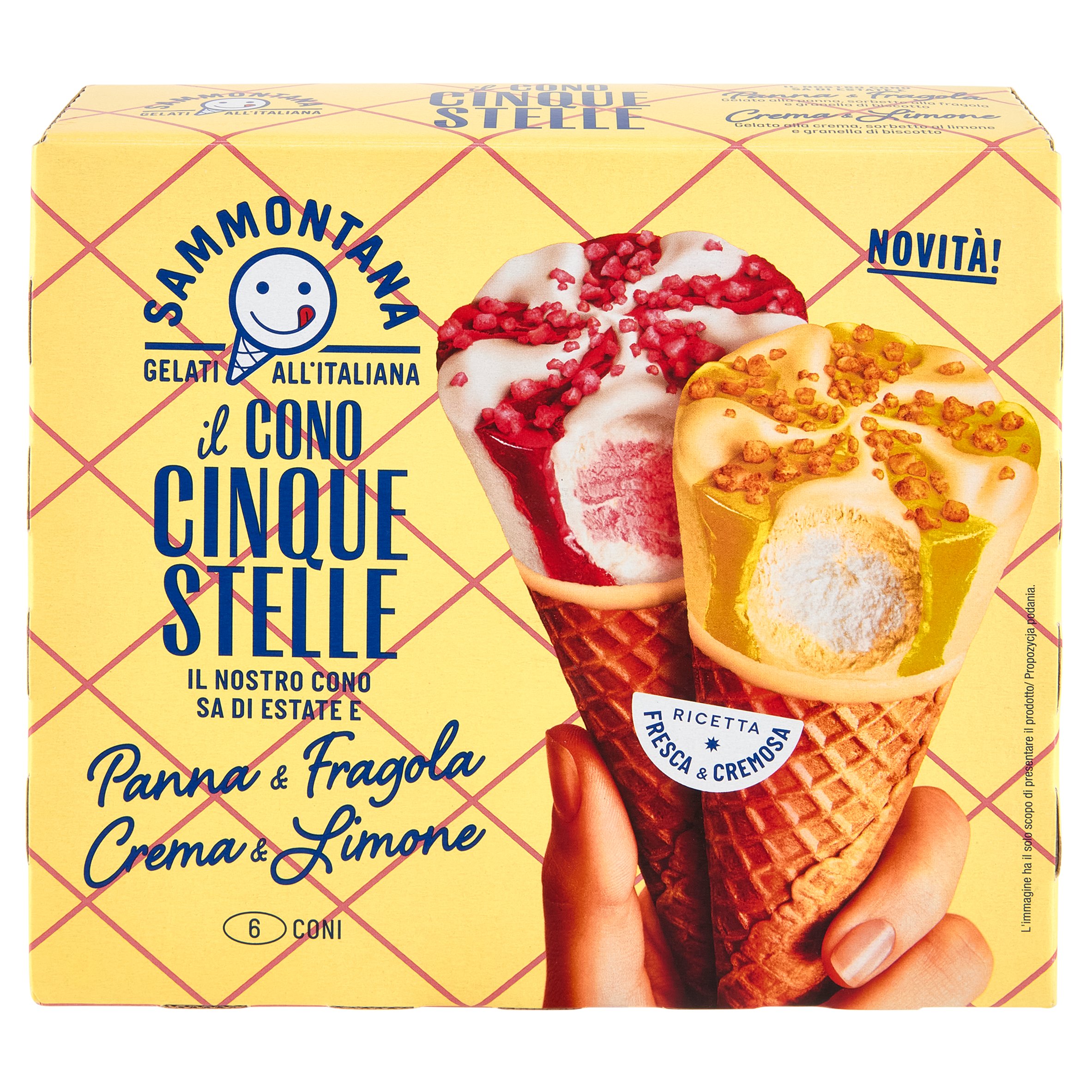 SAMMONTANA CONO C.STELLE MIX FRA/LIM.PAN/FRA G360