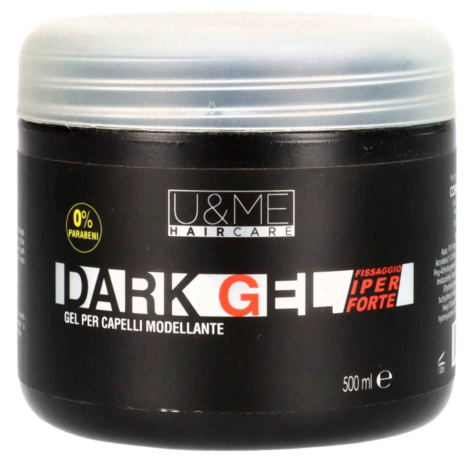 GEL CAPELLI DARK IPERFORTE U&ME ML500