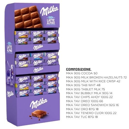 EXPO MILKA TAV. MIX 87G/100G X463PZ