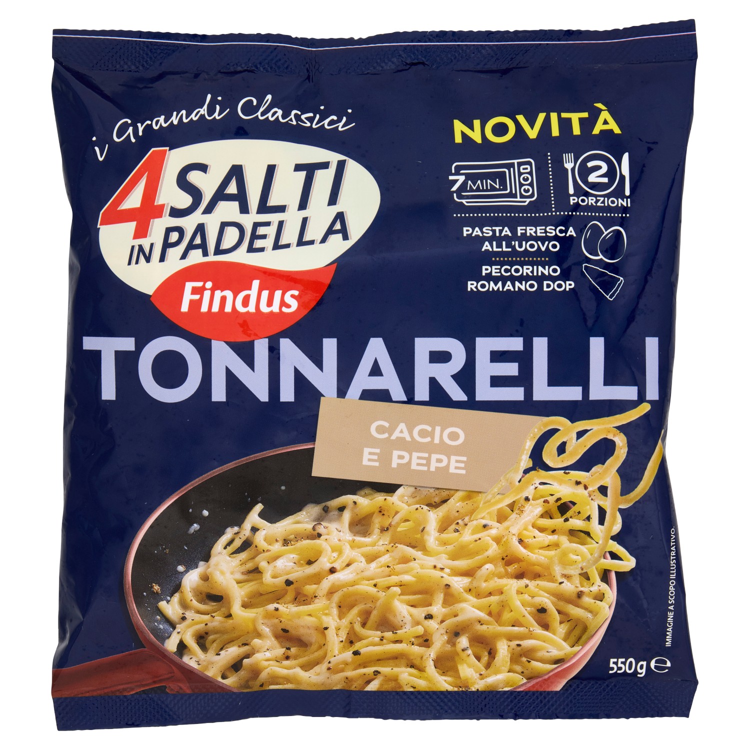 TONNARELLI CACIO PEPE FINDUS GR.550