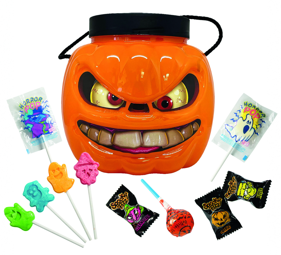 CANDY MANIA ZUCCA PORTA DOLCI GR.200