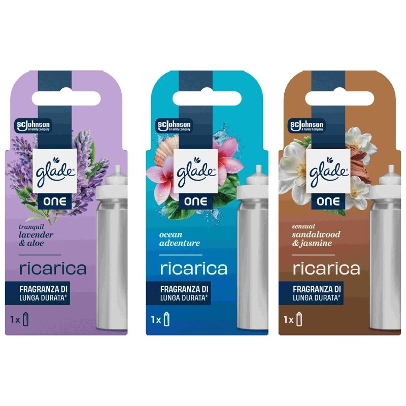 DEO GLADE ONE RICARICA MIX 2 ML 10