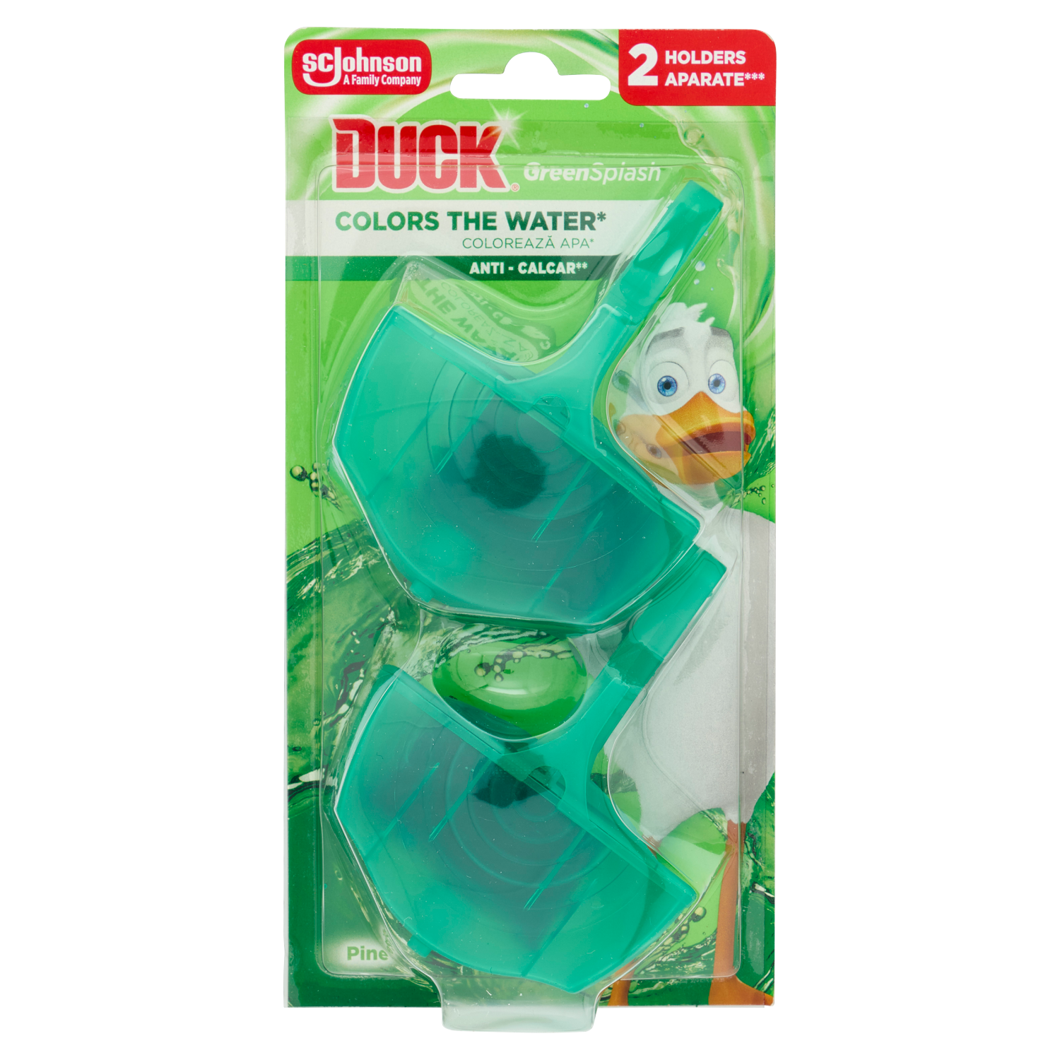 TAVOLETTE WC DUCK GREEN SPLASH X2