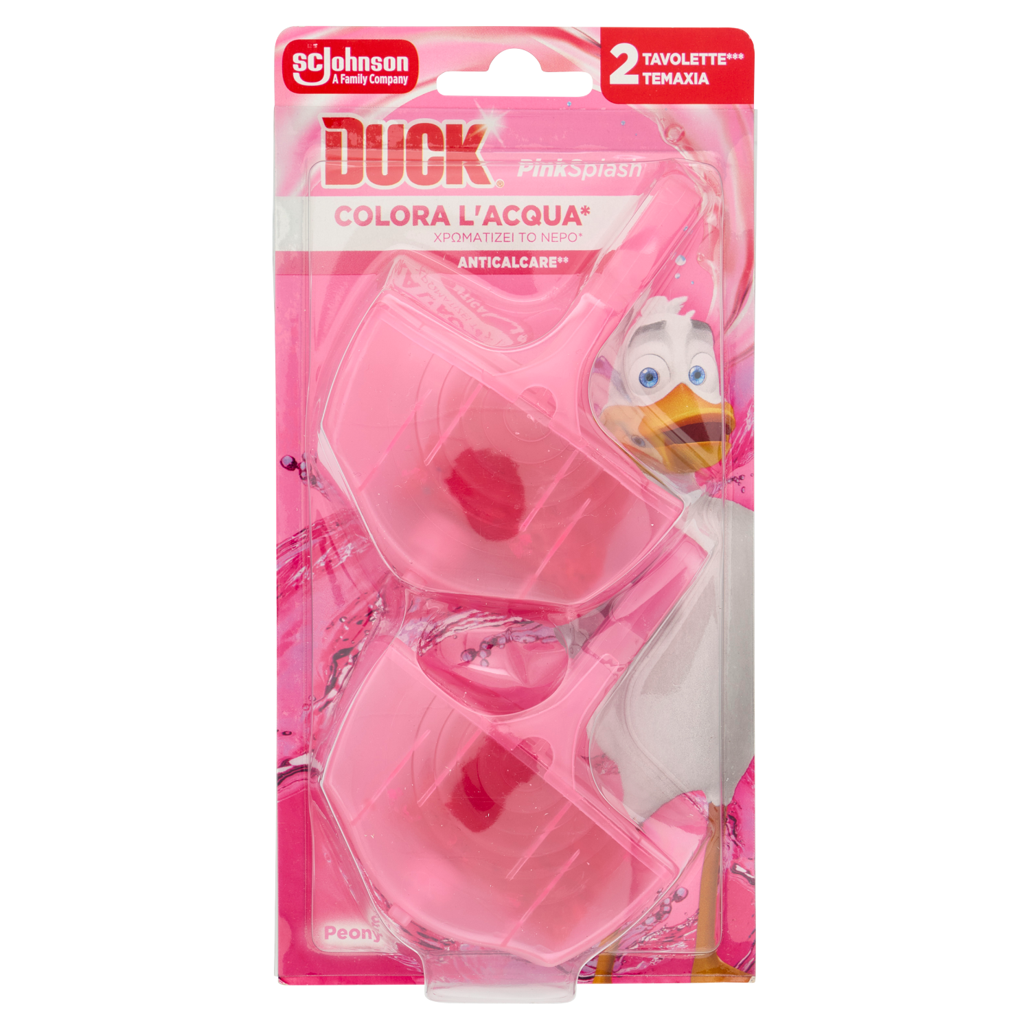 TAVOLETTE WC DUCK PINK SPLASH X2