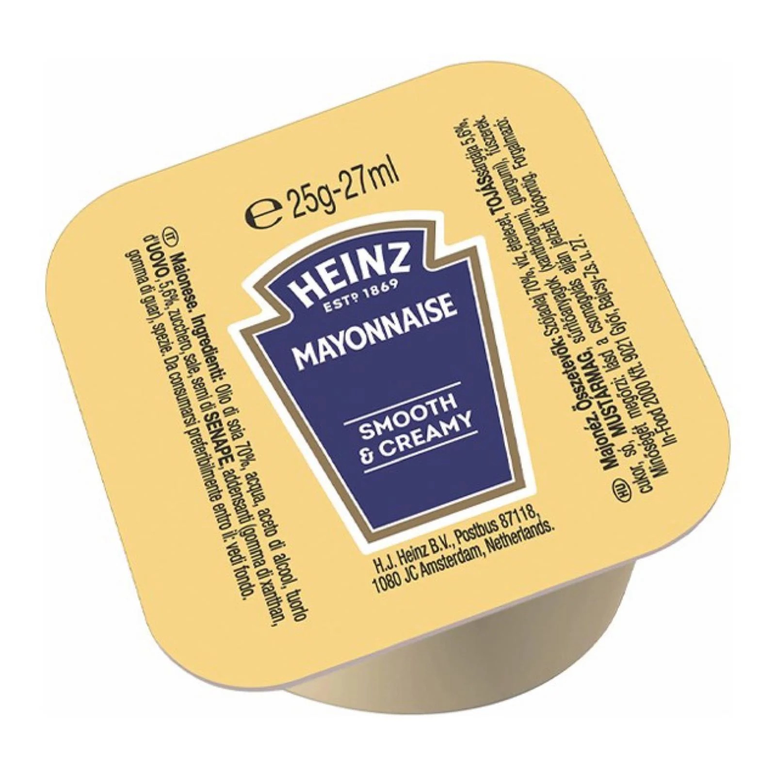 MAIONESE HEINZ VASCHETTA GR.25X100PZ