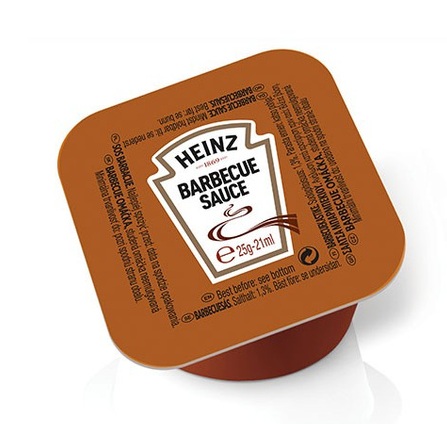 SALSA BARBECUE HEINZ VASCHETTA GR.25X100PZ