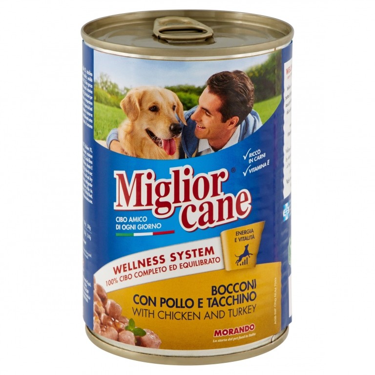 MORANDO CANE LATTINA GR.405 POLLO/TACCHINO