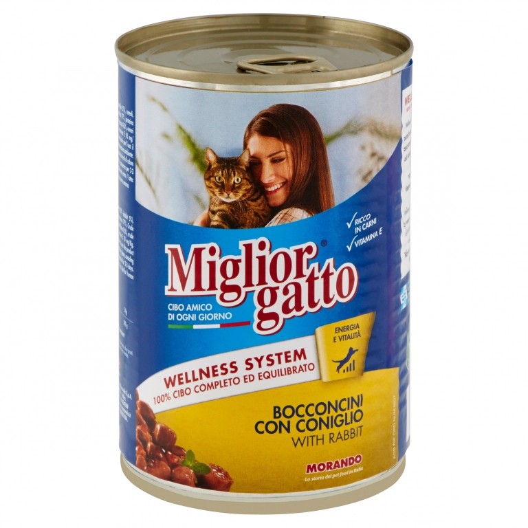 MORANDO GATTO LATTINA GR.405 CONIGLIO