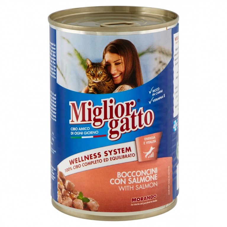 MORANDO GATTO LATTINA GR.405 SALMONE