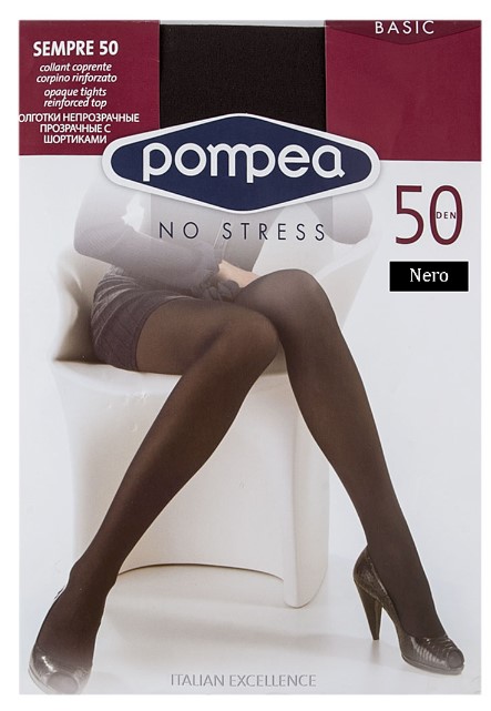 POMPEA COLLANT SEMRE 50 DEN T/L NERO