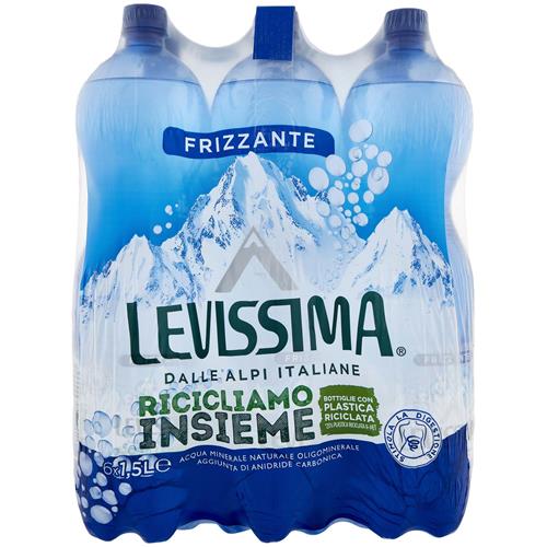 ACQUA LEVISSIMA FRIZZANTE PET LT1,5               