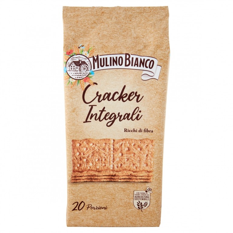 CRACKERS M.BIANCO INTEGRALI GR.500                