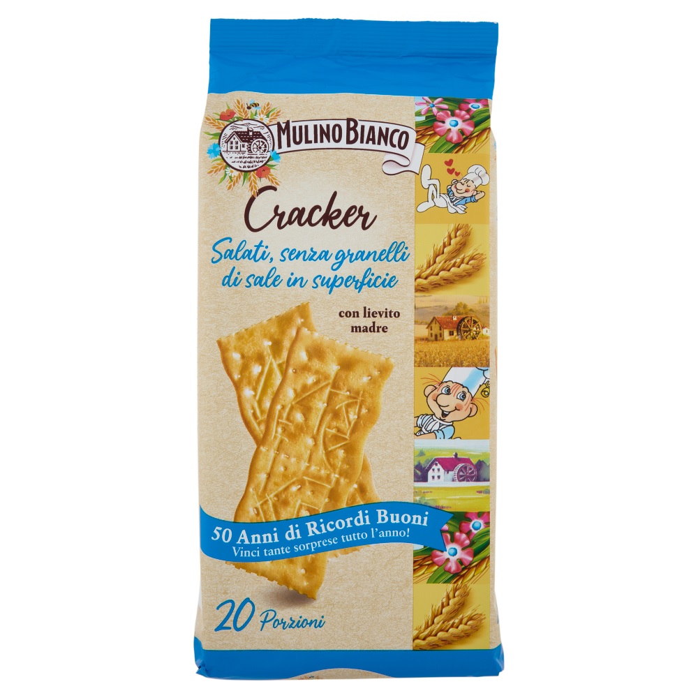 CRACKERS M.BIANCO NON SALATI GR.500               