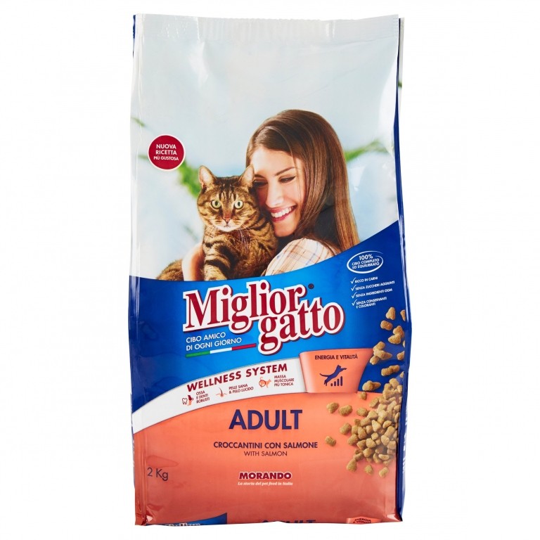 MORANDO GATTO CROCCHETTE KG.2 SALMONE/ARINGHE