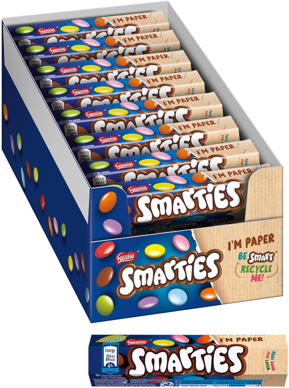 SMARTIES TUBO SINGOLO GR.38                       