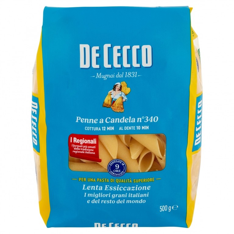 PASTA DE CECCO PENNE CANDELA N.340 G500