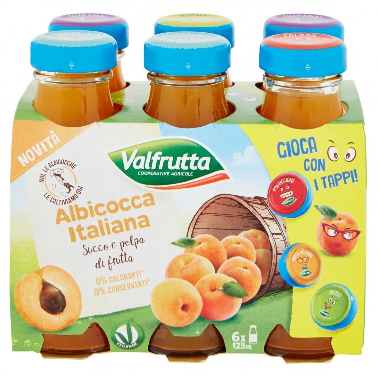 SUCCHI VALFRUTTA ALBIC.ML. 125X6                  