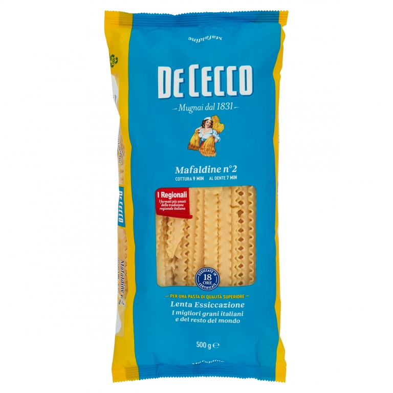 PASTA DE CECCO MAFALDINE N.2 GR.500