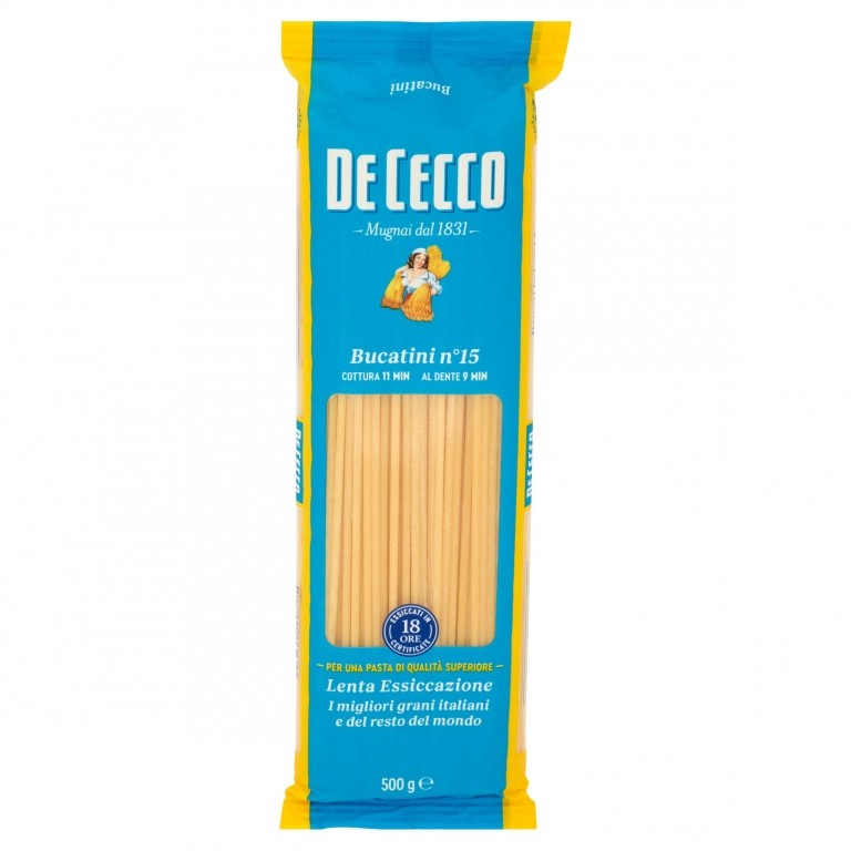PASTA DE CECCO N.15 BUCATINI GR500