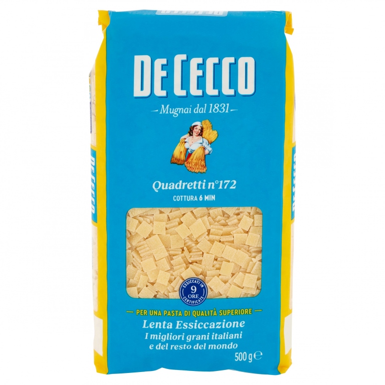 PASTA DE CECCO QUADRETTI N.172 GR.500
