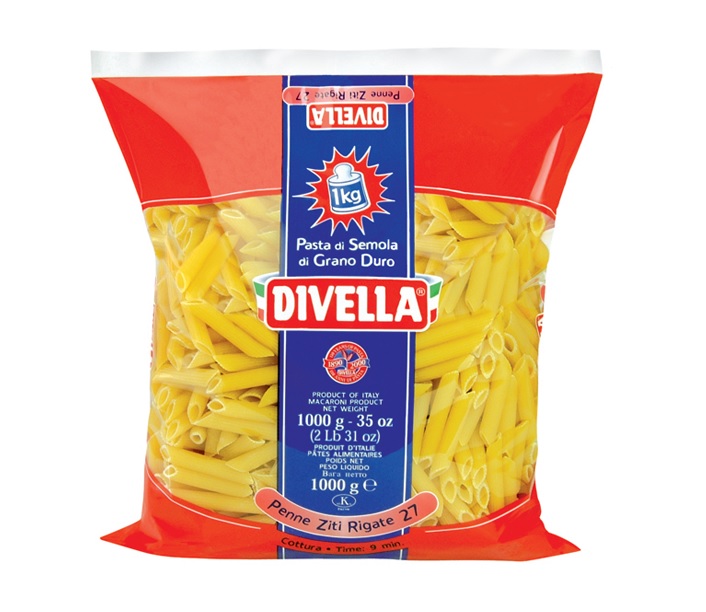 PASTA DIVELLA N.27 PENNE ZITE RIG.KG.1            
