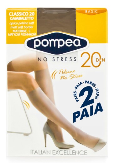 POMPEA GAMBALETTO VANI 20X2 CLARO T/UNICA SUPER.