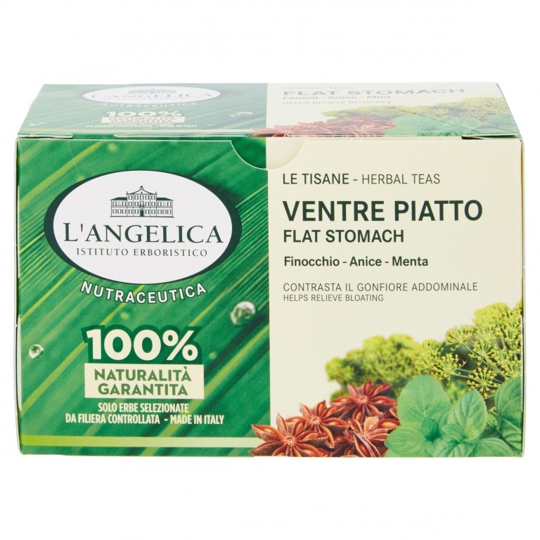 TISANA L'ANGELICA VENTRE PIATTO 18 FILTRI         