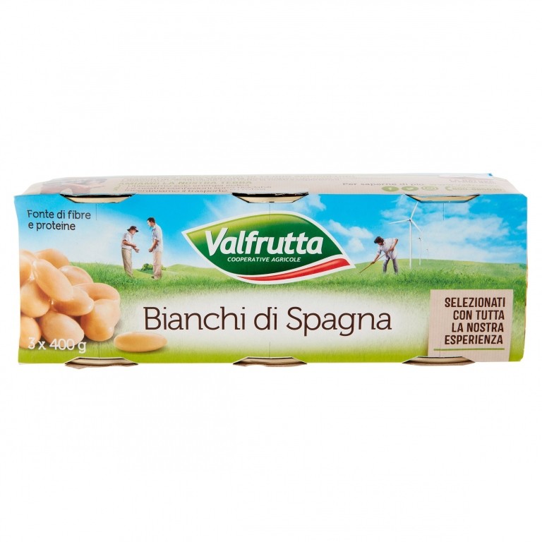 FAGIOLI B.SPAGNA VALFRUTTA LATT.GR.400X3          